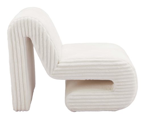 Zuo Opam Accent Chair, White - Image 2