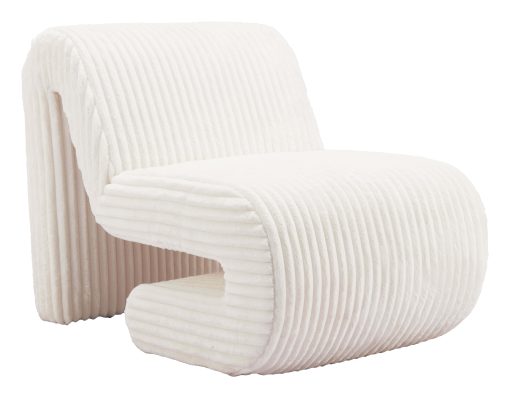 Zuo Opam Accent Chair, White