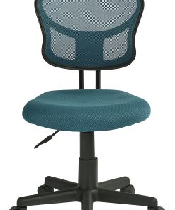 Office Star™ Mesh Mid-Back Task Chair, Blue/Black 2