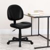 Click365 Flow Ergonomic Mesh Mid-Back Office Task Chair, Black 4