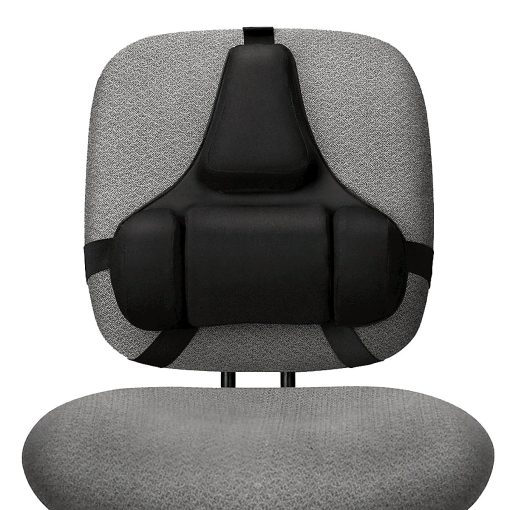 Fellowes® Professional Series Back Support with Microban® Protection, Black - Image 2