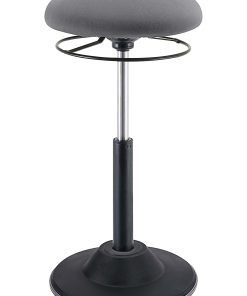 Kore Design™ Office Adjustable Pivot Stool, Gray, KDOP5023BB