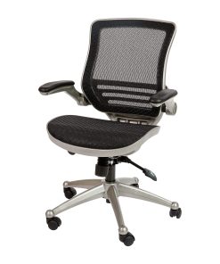 Flash Furniture Mesh Mid-Back Executive Office Chair, Black/Graphite Silver 2