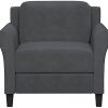 Lifestyle Solutions Lillian Loveseat, Navy Blue 4