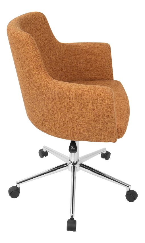 Lumisource Andrew Office Chair, Orange - Image 2