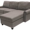 Serta® Copenhagen Reclining Sectional With Storage Chaise, Right, Gray/Espresso