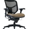 Flash Furniture Designer Ergonomic LeatherSoft™ Faux Leather/Mesh High-Back Chair, Black 3