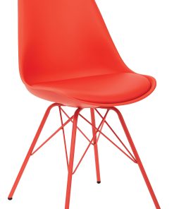 Ave Six Emerson Student Side Chair, Red