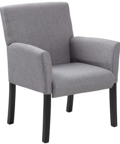 Boss Office Products Contemporary Guest Chair, Medium Gray