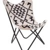 Zuo Rabat Accent Chair, Beige/Black