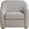 Lifestyle Solutions Winslow Sofa With Rolled Arms, 32-3/4”H x 80-1/3”W x 31-1/2”D, Blue 3