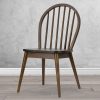 Glamour Home Audra Upholstered Fabric Dining Accent Chairs, Light Gray/Black, Set Of 2 Chairs 4
