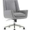 Realspace® Praxley Faux Leather Low-Back Task Office Chair, Dark Gray, BIFMA Compliant 3