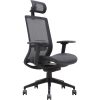 Flash Furniture Vibrant Low-Back Task Chair With Tractor Seat, Black/Chrome 4