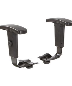 Office Star™ 2-Way Adjustable Polyurethane Arm Kit, 7″H x 10″W x 15″D, Black 2