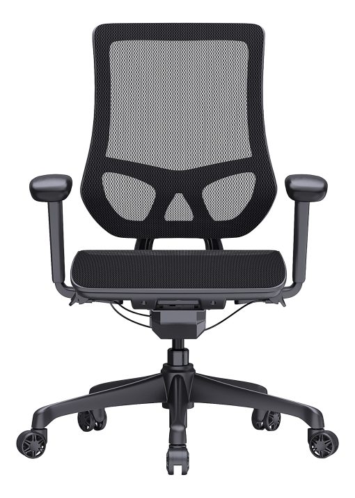 WorkPro® 1000 Series Ergonomic Mesh/Mesh Mid-Back Task Office Chair, Black/Black, BIFMA Compliant - Image 2