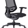 WorkPro® 1000 Series Ergonomic Mesh/Mesh Mid-Back Task Office Chair, Black/Black, BIFMA Compliant