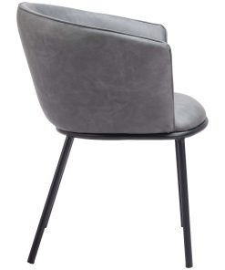 Zuo Garston Dining Accent Chair, Gray 2