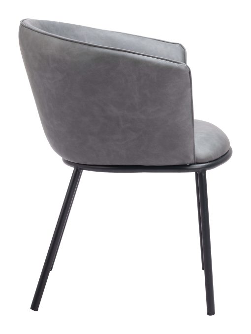 Zuo Garston Dining Accent Chair, Gray - Image 2