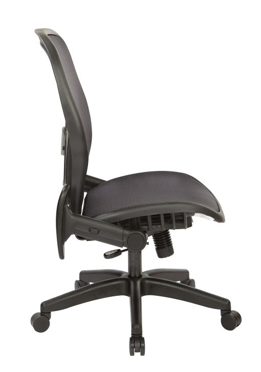 Office Star™ Space Seating 23 Series Air Grid® Mid-Back Manager's Chair, Black - Image 2