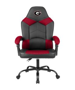 Imperial NCAA Adjustable Oversized Vinyl High-Back Office Task Chair, University Of Georgia