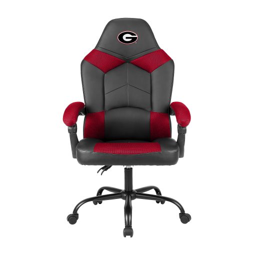 Imperial NCAA Adjustable Oversized Vinyl High-Back Office Task Chair, University Of Georgia