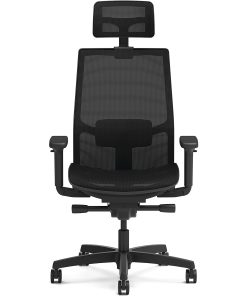 HON Ignition 2.0 Mid-back Task Chair with Headrest – Mid Back – Black – Armrest – 1 Each 2