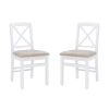 LumiSource Dakota Bar Stools, Antique/Brown, Set Of 2 Stools 3