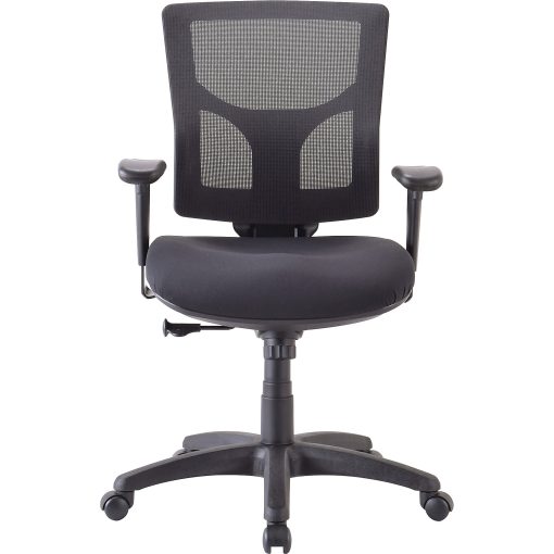 Lorell® Conjure Mid-Back Fabric Task Chair, Black - Image 2