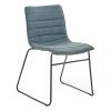 Glamour Home Avalee Ergonomic Faux Leather Mid-Back Adjustable Task Chair, Brown 3