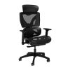 Flash Furniture Mesh Mid-Back Swivel Task Chair, Yellow/Silver 4