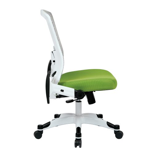 Office Star™ Space Seating Mesh Mid-Back Chair, Green/White - Image 2