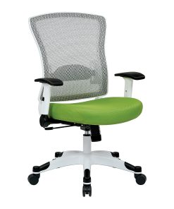 Office Star™ Space Seating Mesh Mid-Back Chair, Green/White