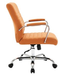 Office Star Ergonomic Fabric Mid-Back Office Task Chair, Nutmeg 2