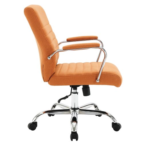 Office Star Ergonomic Fabric Mid-Back Office Task Chair, Nutmeg - Image 2