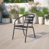 Flash Furniture HERCULES Series Church Chair With Book Rack, Hunter Green Dot/Gold Vein 4