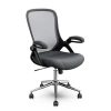Click365 Flip Ergonomic Mesh Mid-Back Office Task Chair, Gray