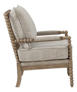 Office Star Fletcher Spindle Accent Chair, Fog 2