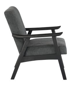 Office Star Weldon Accent Armchair, Charcoal 2