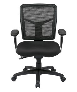 Office Star™ ProGrid Mid-Back Managers Chair, Coal 2