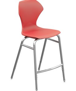 Marco Group™ Apex™ Apex Series Adjustable Stool, Red/Chrome