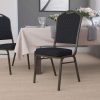 Flash Furniture Mesh Mid-Back Side Reception Chair, Black 3