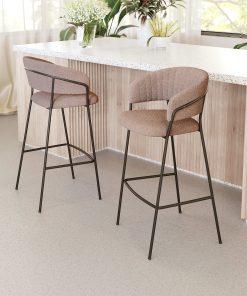 Zuo Josephine Barstools, Brown, Set Of 2 Barstools 2