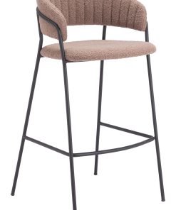 Zuo Josephine Barstools, Brown, Set Of 2 Barstools