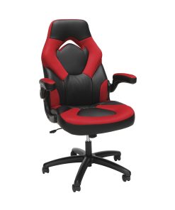 Respawn Racing Style Ergonomic Bonded Leather Computer Gaming Chair, Red