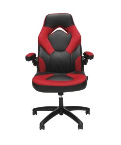 Respawn Racing Style Ergonomic Bonded Leather Computer Gaming Chair, Red 2