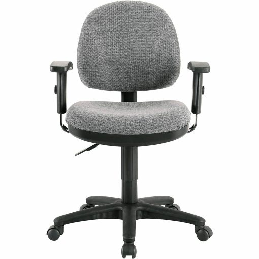 Lorell® Millenia Pneumatic Task Chair, Removeable Arms, Gray - Image 2