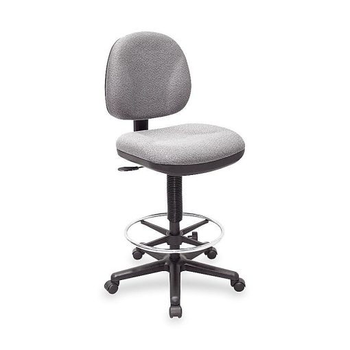Lorell® Millenia Pneumatic Task Stool, Gray - Image 2
