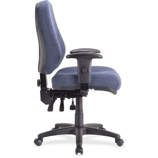 Lorell® Baily Series High-Back Multi-Task Chair, Blue - Image 2
