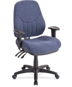 Lorell® Baily Series High-Back Multi-Task Chair, Blue